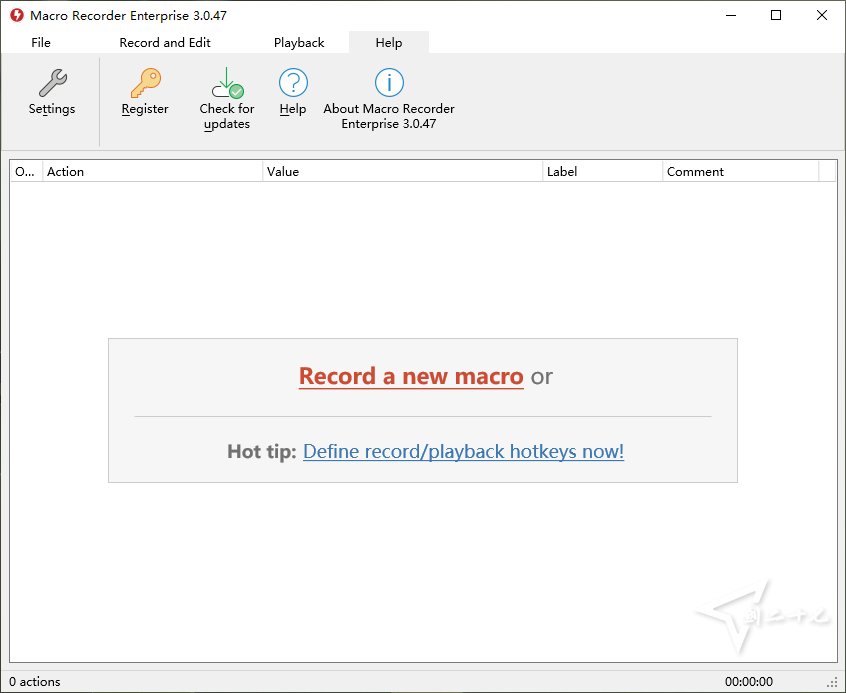 Macro Recorder Enterprise3.0.47 汉化版 键盘鼠标操作动作录制工具